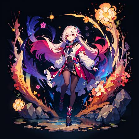 Fractal,Girl,Flower,and,Star