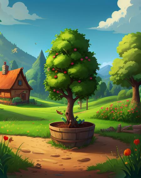 Fruit Farm Background