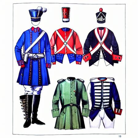 Historical European Uniforms LoRA