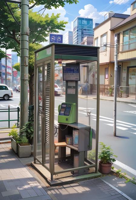 日本の公衆電話 Japanese public phone PONY