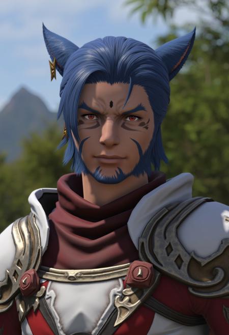 Face 2 Male Miqo RE:MIX Pony/Flux/XL/1.5