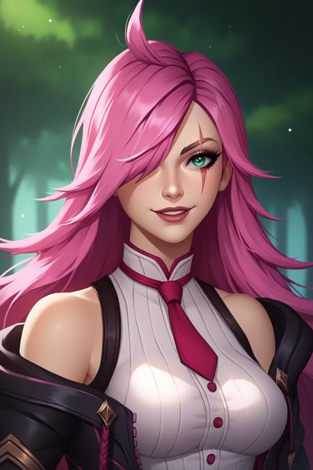 Battle Academia Katarina (League of Legends) - Comission LoRA PonyXL [NSFW Support]版本vPonyXL (ID: 603164)