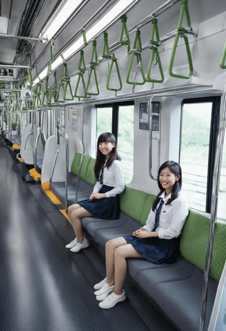 JR East E235 series / train interior