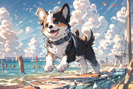 狗狗/cute dog/midjourney style dog Lora