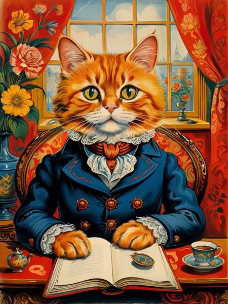 style of Louis Wain [SDXL] 120版本v1.0 (ID: 501273)