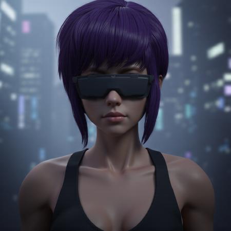 Ghost in the Shell XL + F1D (Japanese Manga Cyberpunk) style XL