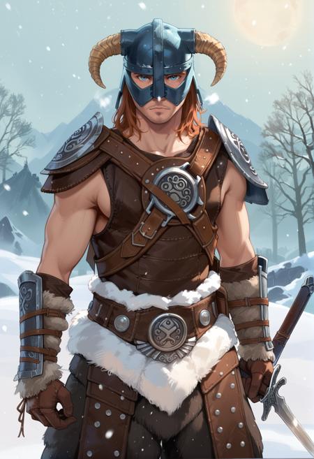 The Elder Scrolls V: Skyrim -  Dovahkiin Armor illu/PonyXL