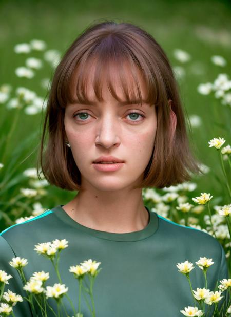 Uma Thurman (young years)