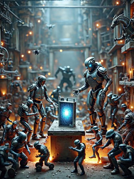 PRESEPE - Nativity Figurine/Diorama Style for FLUX
