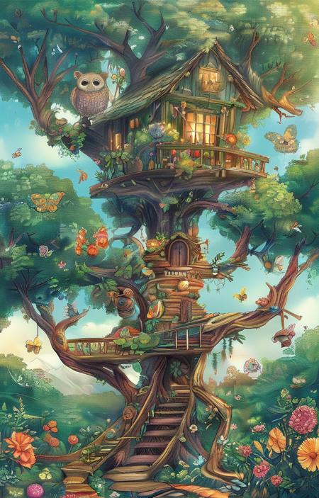 style of treehouse [SDXL] 433