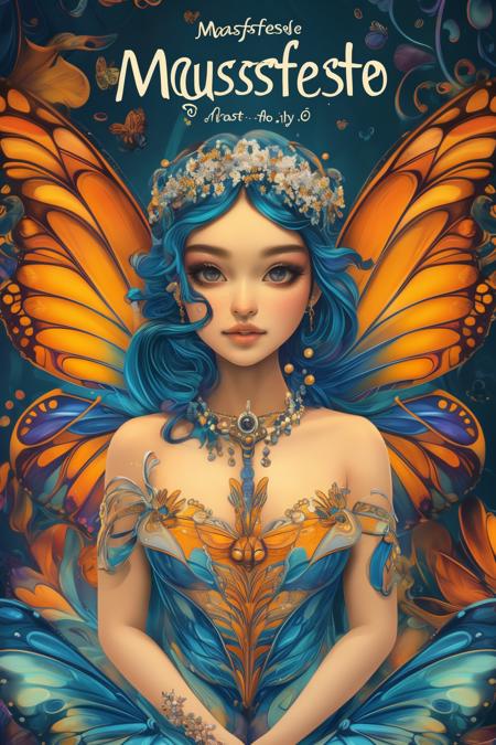 A poster style for a butterfly fairy - tangbohu 12版本v1.0 (ID: 453777)