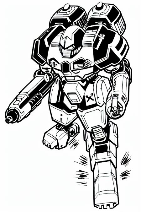 The Mechwarrior RPG Art 1990's