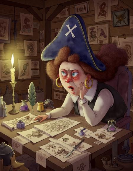 Digital Watercolor Children Book Style