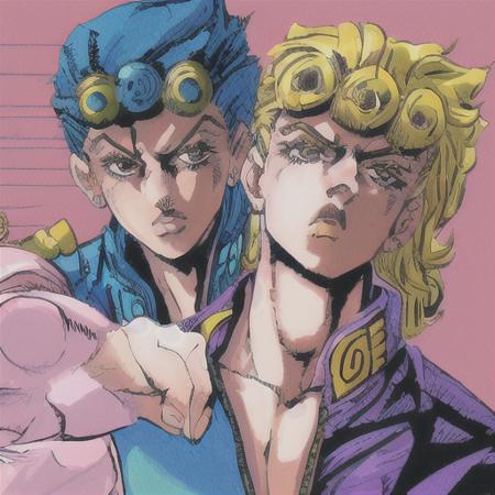 Hirohiko Araki JoJo cover art LORA版本Test (ID: 18153)