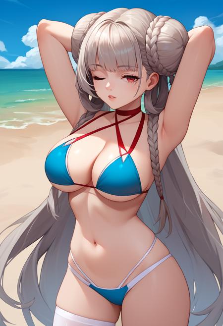 [PonyV6 XL DoRA] Formidable (Default, The Lady of the Beach, The Lover's Heart Flutters On Duty) | Azur Lane