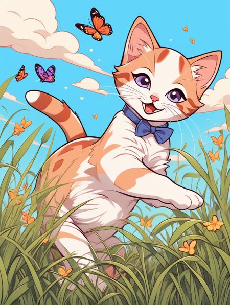 【Digital art Illustrations】Vivid Colors, Bold Lines, High Saturation