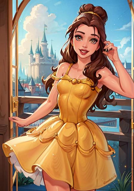 Belle Princess (beauty and the beast) - SD 1.5 | XL PONY - Disney by YeiyeiArt