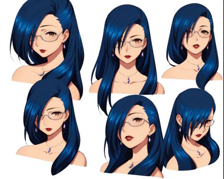 Expression Anime Character Sheet / PONY DIFFUSION