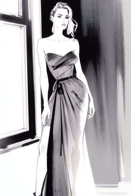 fashion watercolor