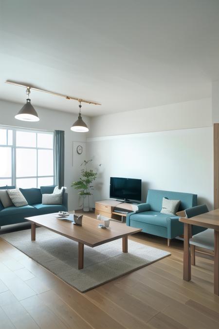 日本の住宅のLDK (living room & dining room & kitchen) SD15