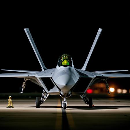 Lockheed Martin F-22 Raptor XL + F1D