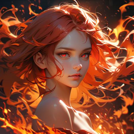 XL插画系列 XL Illustration Series版本Flame Spirit (ID: 427608)