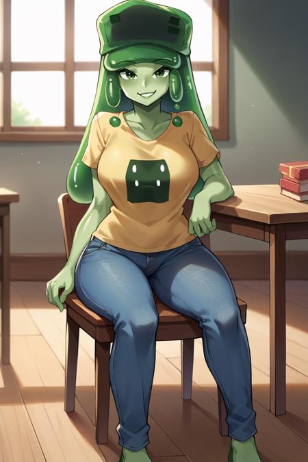 Slime (Mob Talker/Minecraft) SDXL LoRA [Pony Diffusion]