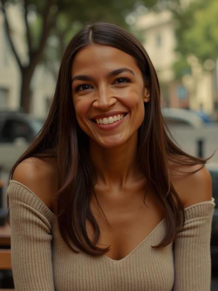 AOC [Alexandria Ocasio-Cortez] Flux.1-Dev [LoRa]版本v1.0 (ID: 1002427)