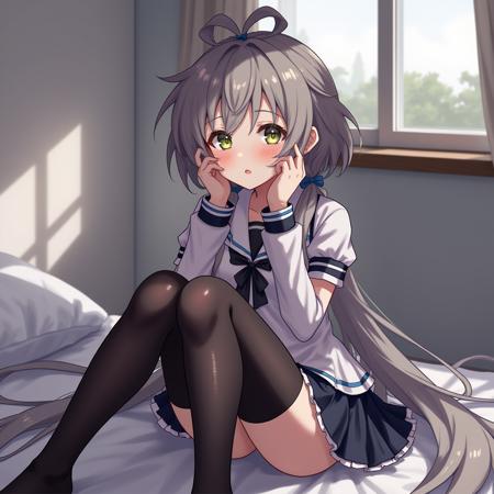 黑白连衣裙洛天依（Luo Tianyi with white and black dress）