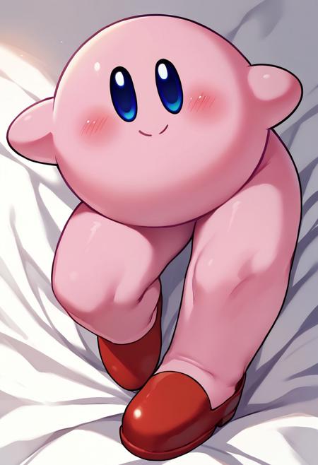 Kirby with legs
