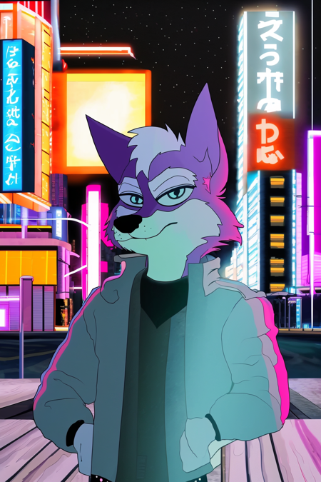 A Fox in Space - Art Style LORA