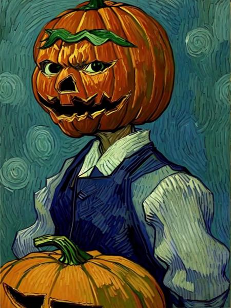 SD1.5 Pumpkin Head LoRA