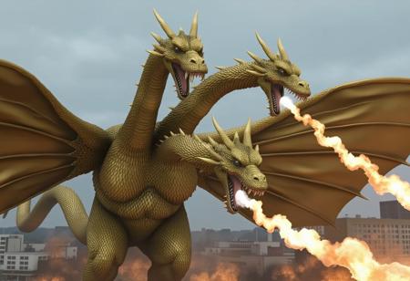 King Ghidorah (1964 TOHO)/キングギドラ（1964 東宝）