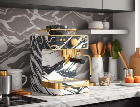 Marble Gold FLux World