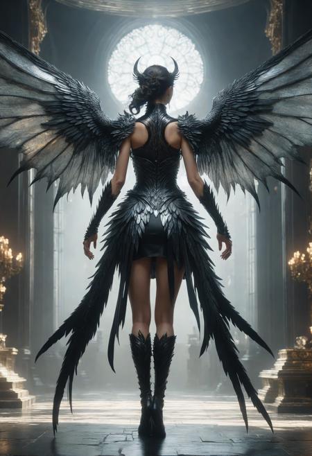 DonM - Dragons and Wings and Back view [Flux,SDXL]