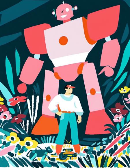 Magazines and ads illustration style - SDXL 1.0