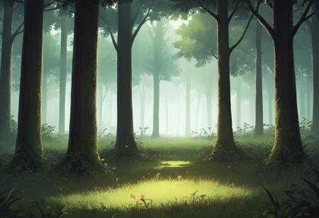 Forest background PonyXL