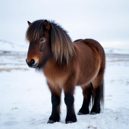 icelandic-horse-winter-coat LoRA Flux