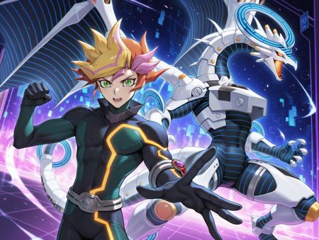 Yu-Gi-Oh! - Playmaker, Accesscode, Decode Talker & Firewall Dragon (プレイメーカー, アクセスコード/ デコード・トーカー, ファイアウォール・ドラゴン) illuXL