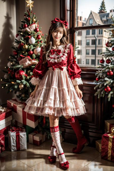 [Realistic] Christmas dress | 圣诞小裙几