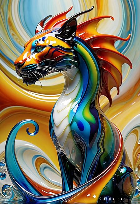 Colorful Murano Art Glass style - SDXL