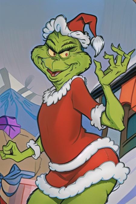 The Grinch | Cartoon LoRA版本v1.0 (ID: 247560)