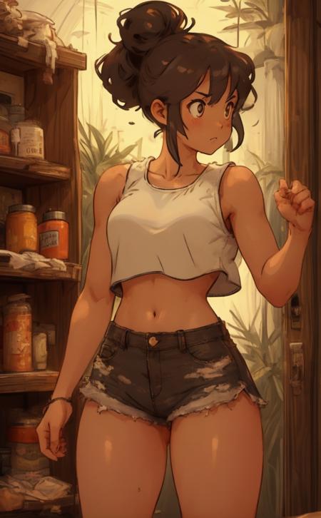 Style chaotic painting