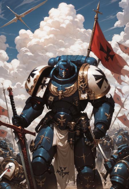 The Space Marines Warhammer 40K | Flux + Pony