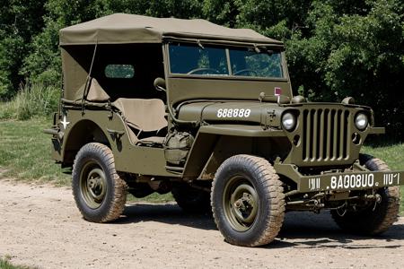 Willys MB - Willys jeep - American WW2 military vehicle