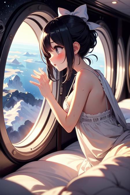 girl like ship porthole
