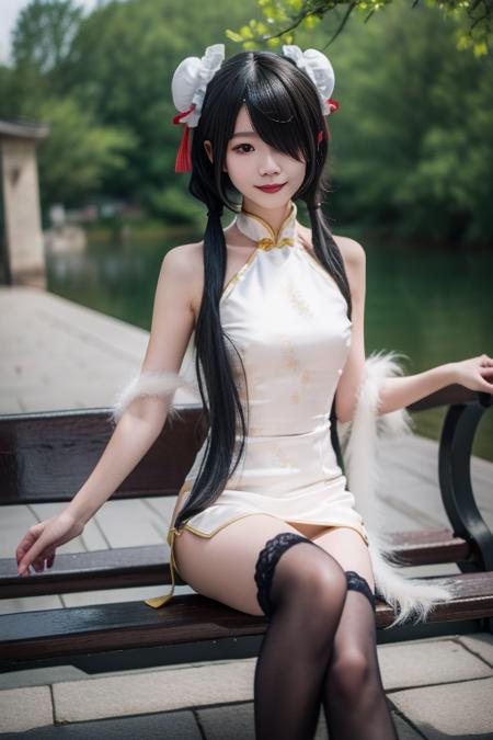 时崎狂三 旗袍 tokisaki kurumi chinese clothes