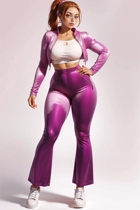 Pink Velvet Tracksuit