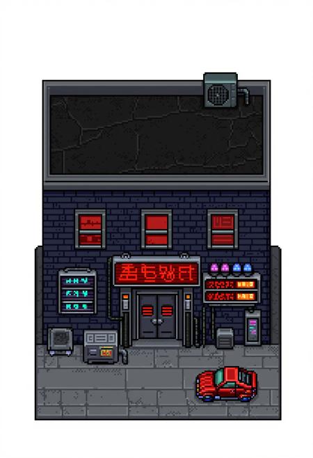 Pixel Buildings Flux