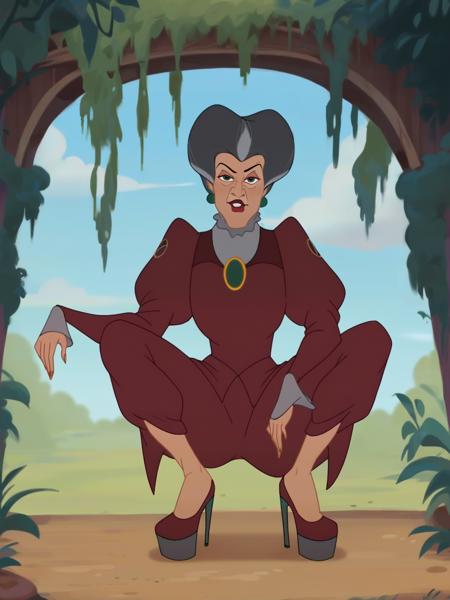 Lady Tremaine (Cinderella film 1950) PonyDiffusionXL版本v1.0 (ID: 1022775)